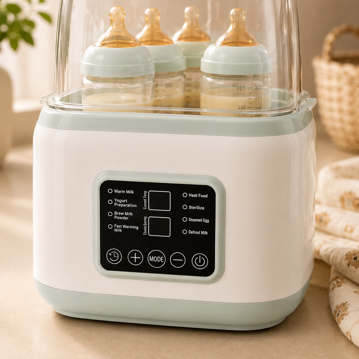 Lumora Nurture Pro | Smart Bottle Warmer & Sterilizer